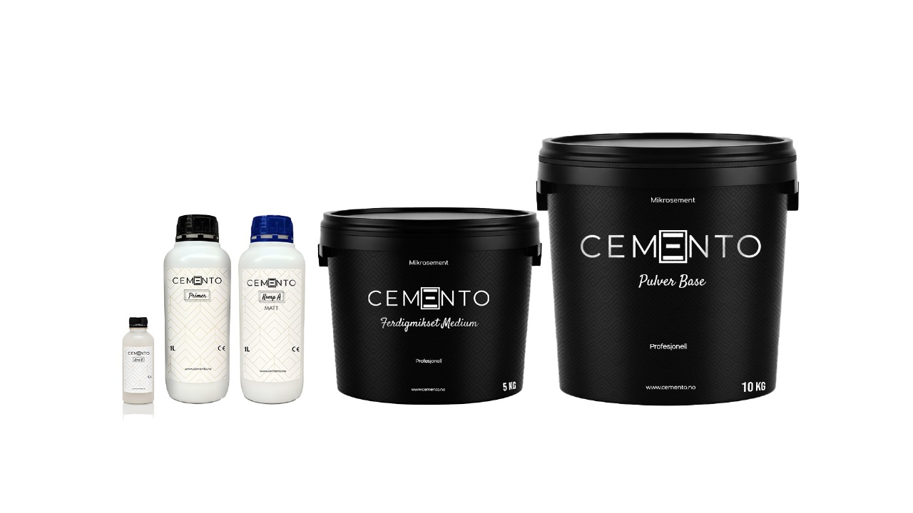 Pakkepris 5-6 M² Mikrosement gjør det selv